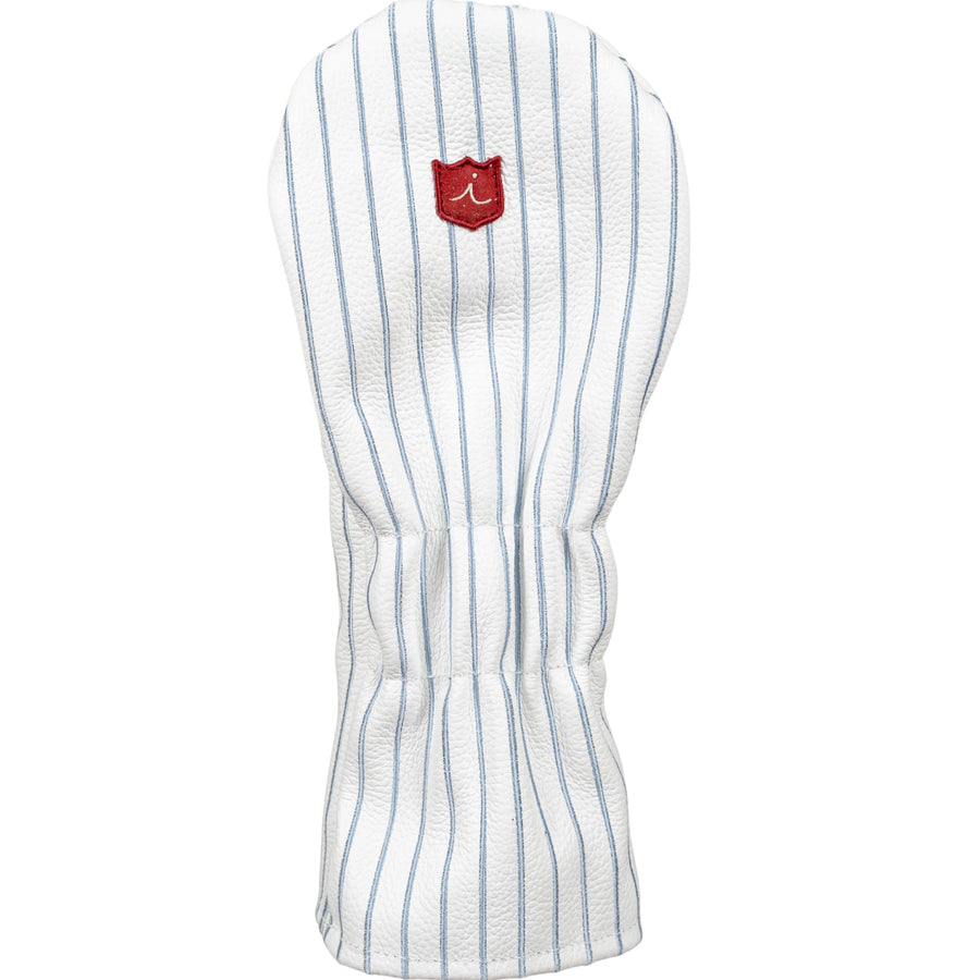 UNC Carolina Pinstripe Leather Driver Headcover
