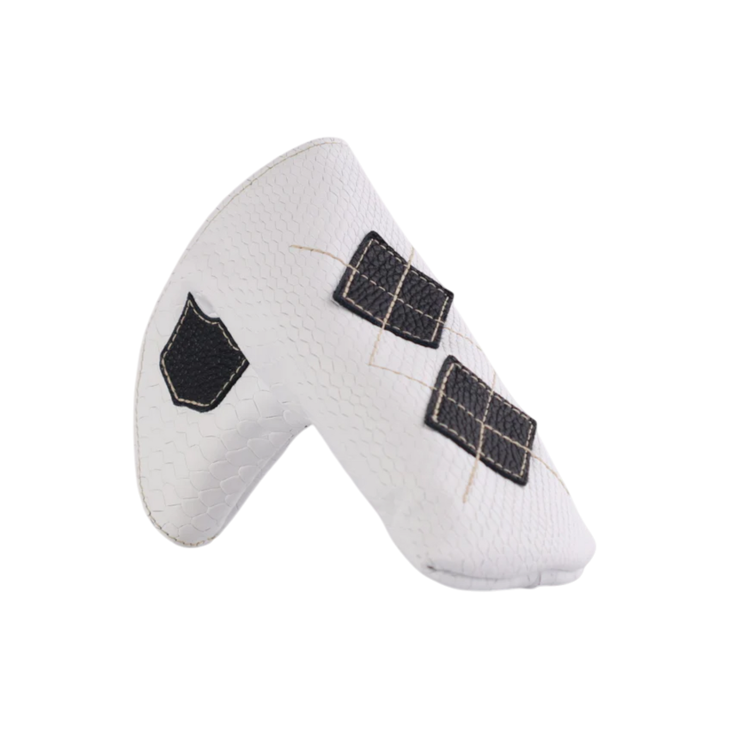 Blade Putter: White Boa + Pitch Black argyle