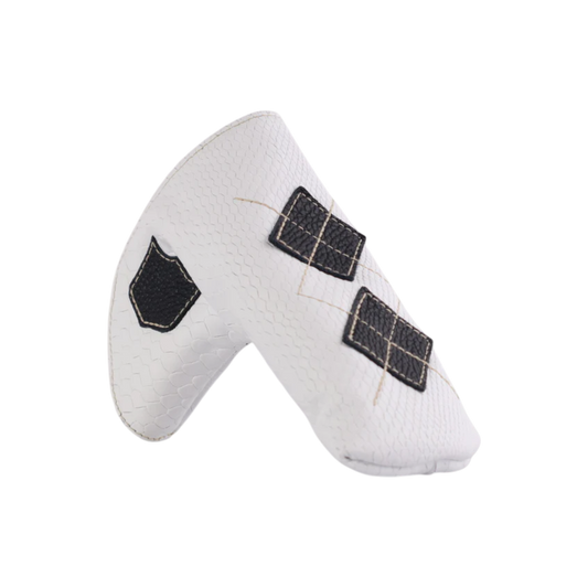 Blade Putter: White Boa + Pitch Black argyle