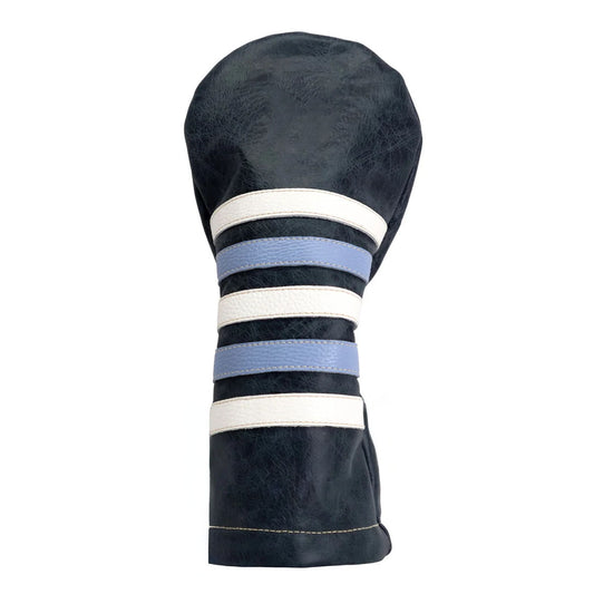 Polo Driver: Notte + Pure White + Carolina Blue