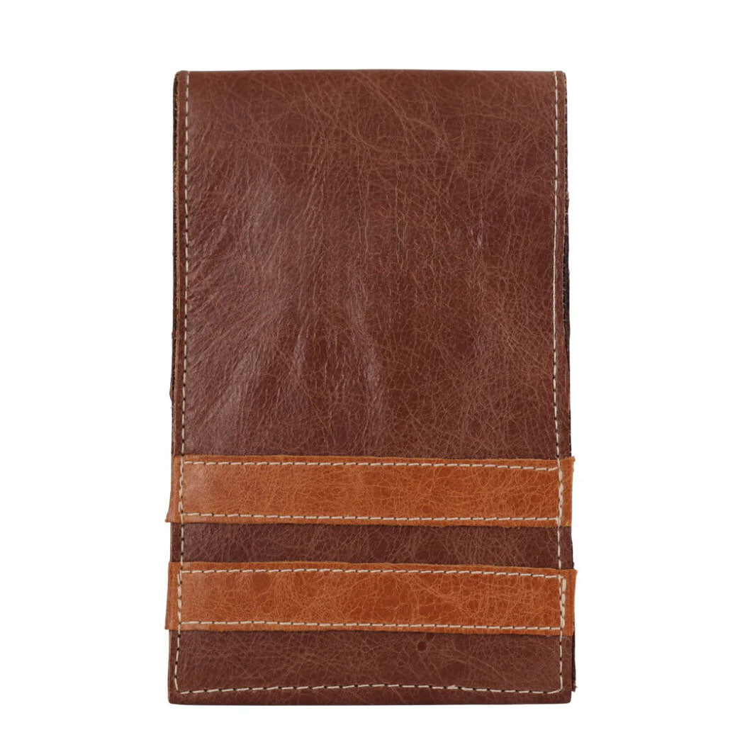 Yardage Book Cover: Tobacco Brown + Caramel