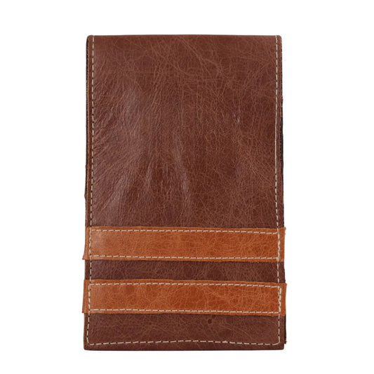 Yardage Book Cover: Tobacco Brown + Caramel
