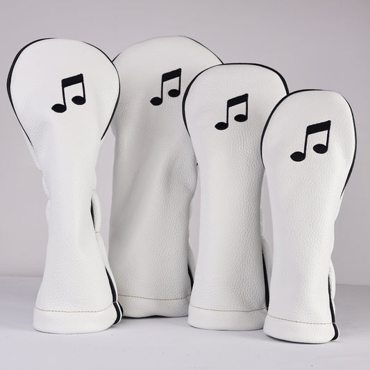 Headcover Set: Pure White + Pitch Black
