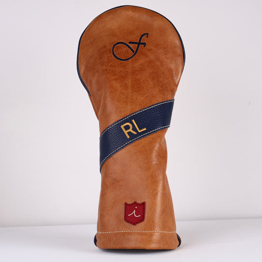 Driver Headcover: Carmel + Navy