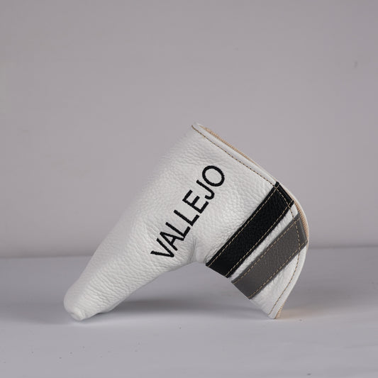 Blade Putter Headcover: Pure White + Pitch Black + Granite Grey