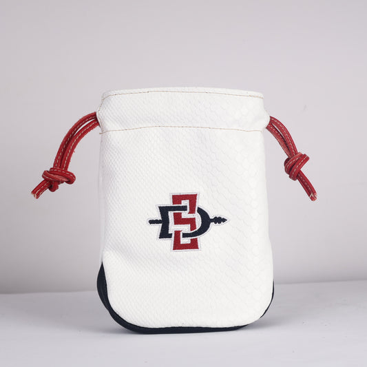 Valuables Pouch: White Boa + Sunday Red + Pitch Black