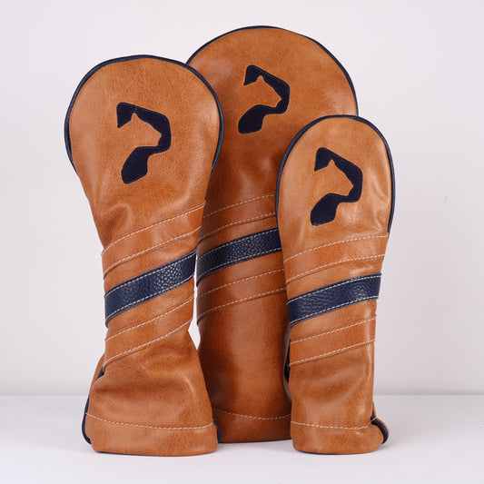 Headcover Set: Carmel + Navy