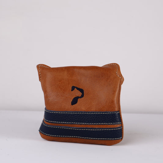 Full Mallet Headcover: Carmel + Navy