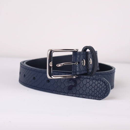 Strato 3.0 Belt: Navy Boa + Navy