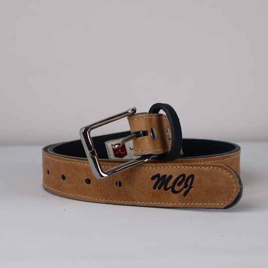 Strato 3.0 Belt: Vermont Honey + Navy