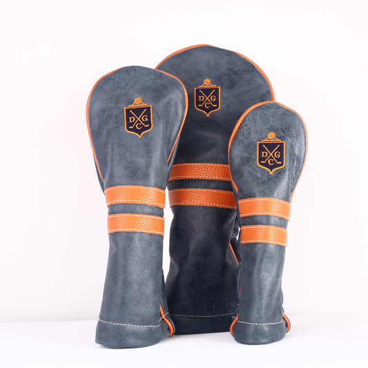 Headcover Set: Notte + Bright Orange