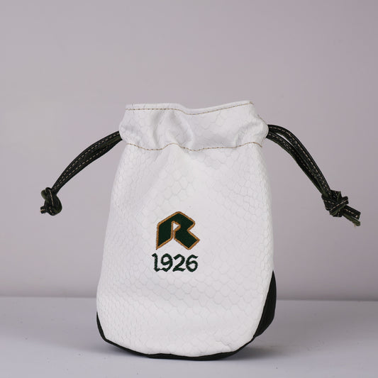 Valuables Pouch Headcover: White Boa + Olive