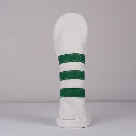 Hybrid Headcover: Pure White + Masters Green