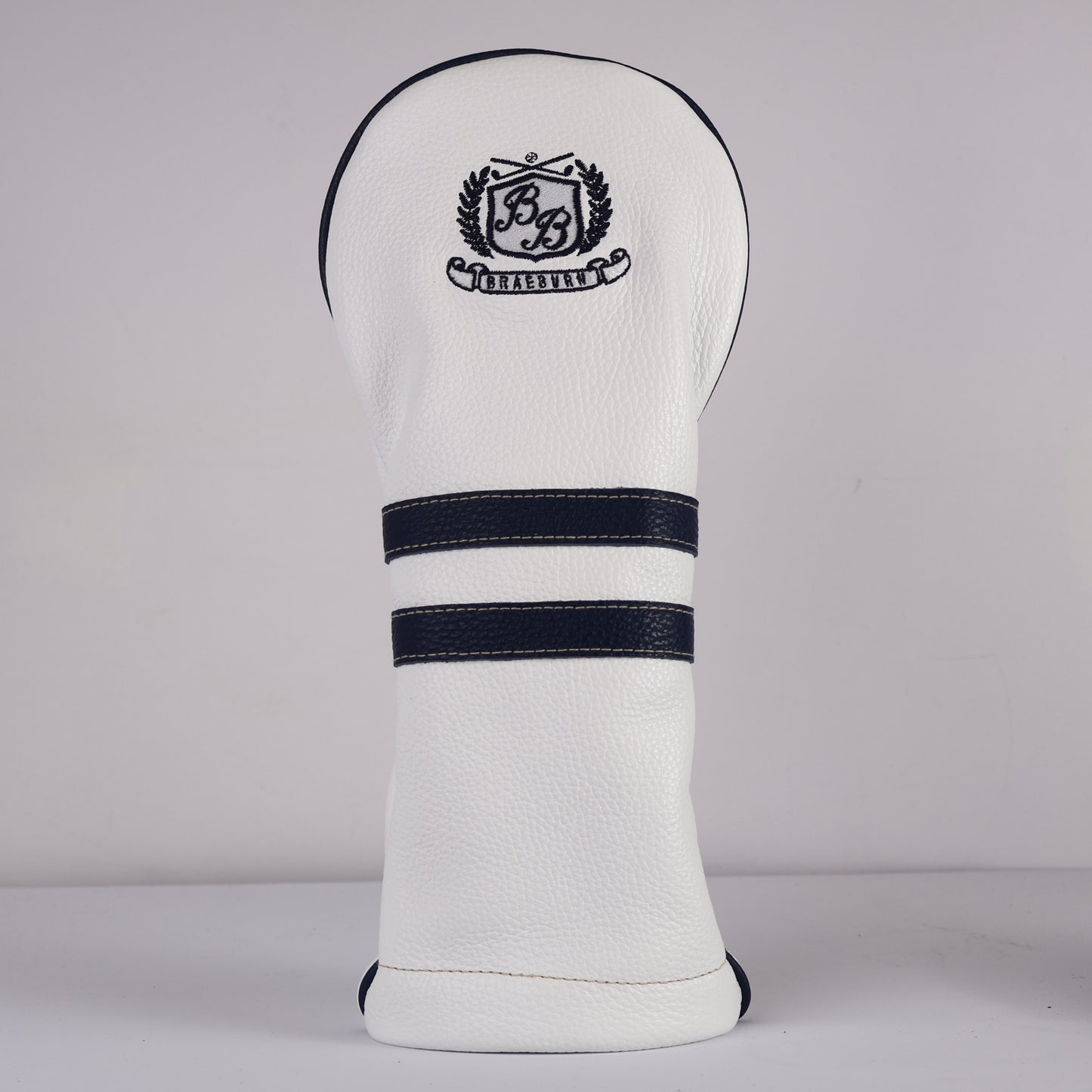 Driver Headcover: Pure White + Navy