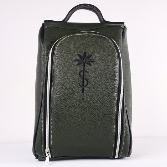 Shoe Bag: Olive + Pitch Black