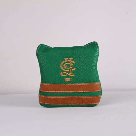 Full Mallet Headcover: Masters Green + Carmel