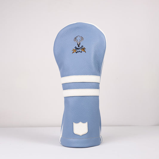 Driver Headcover: Carolina Blue + Pure White