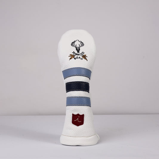 Hybrid Headcover: Navy + Pure White + Carolina Blue