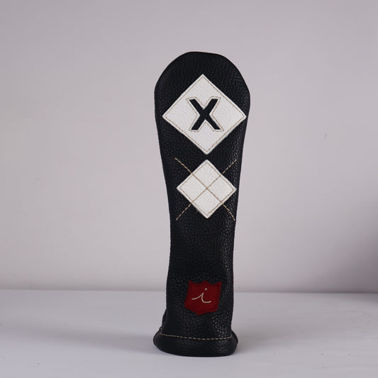 Hybrid Headcover: Pitch Black + Pure White