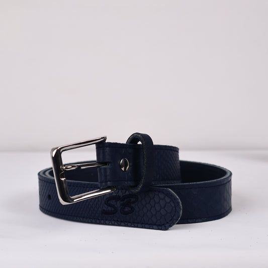 Strato 3.0 Belt: Navy Boa + Navy