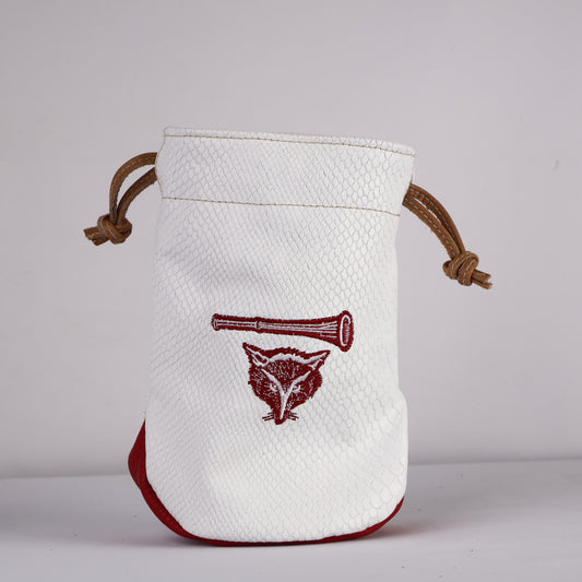 Valuables Pouch Headcover: White Boa +Vermont Honey + Sunday Red