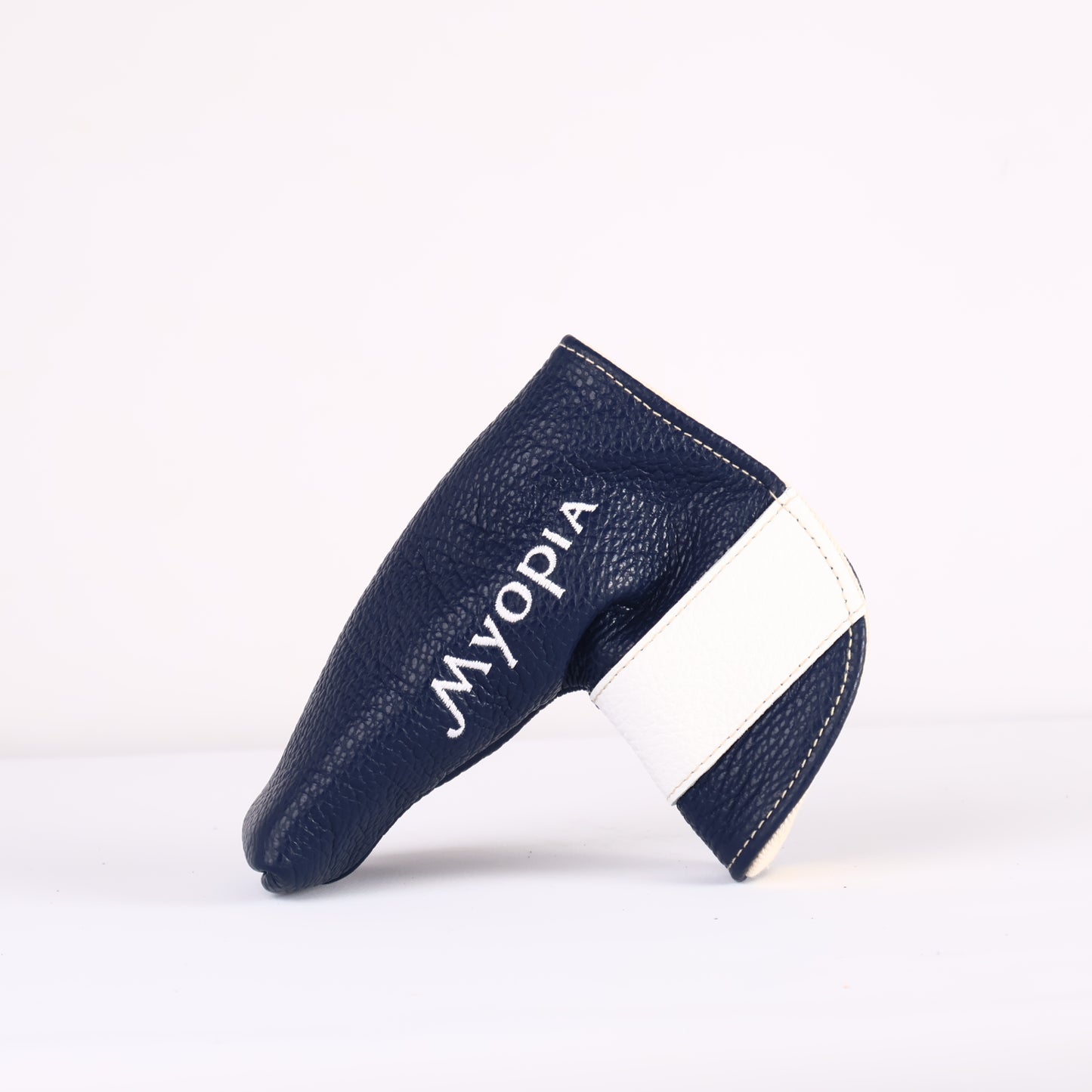 Blade Putter Headcover: Navy + Pure White