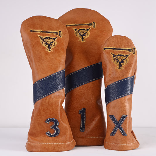 Headcover Set: Carmel + Navy