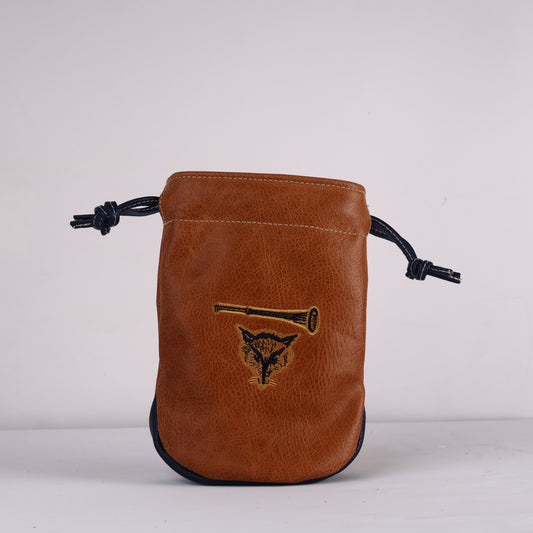Valuables Pouch Headcover: Carmel + Navy