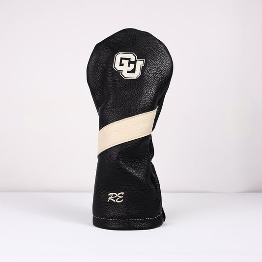 Driver Headcover: Pitch Black + Sand