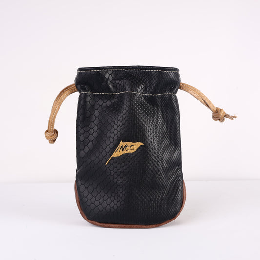 Valuables Pouch: Black Boa + Vermont Honey + Tobacco brown
