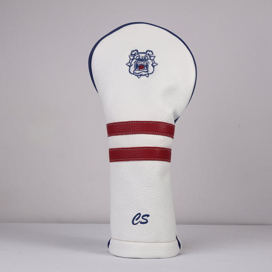 Driver Headcover: Pure White + True Blue + Sunday Red