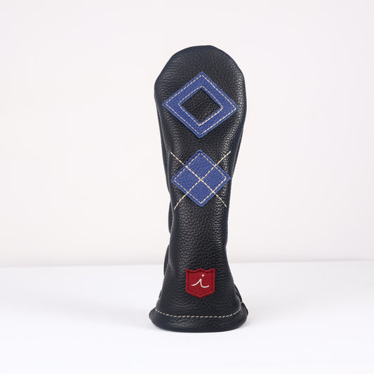 Hybrid Headcover: Pitch Black + True Blue
