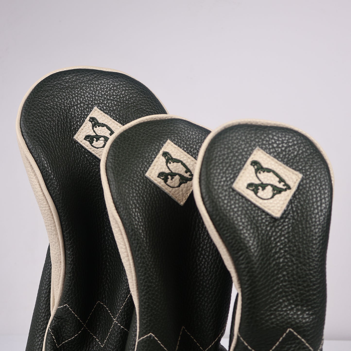 Triptych Headcover Set: Olive + Sand