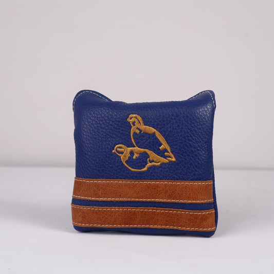 Full Mallet Headcover: True Blue + Carmel