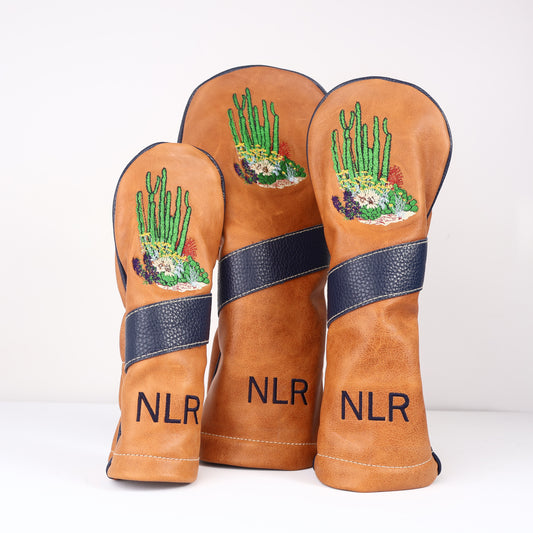 Headcover Set: Carmel + Navy