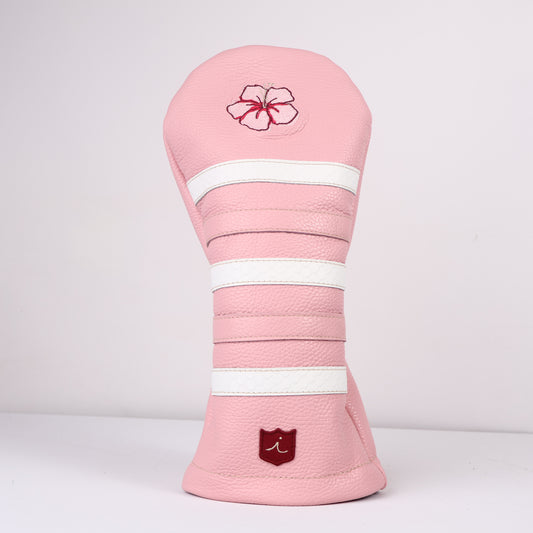 Driver Headcover: Light Pink + White Boa