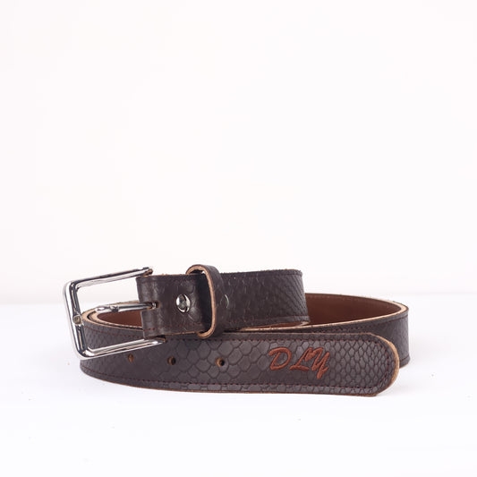 Strato 3.0 Belt: Brown Boa + Brown