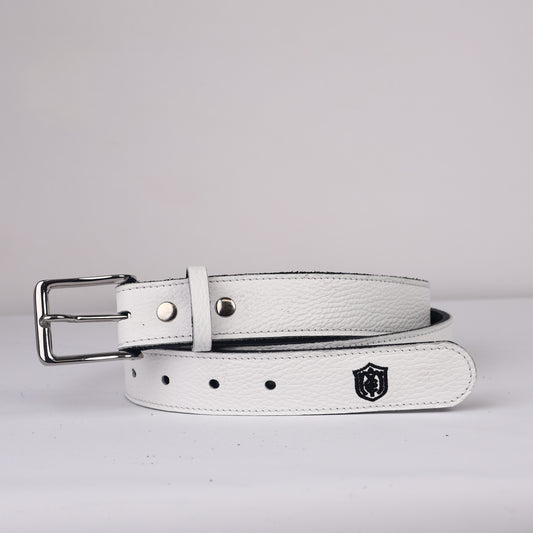 Strato 3.0 Belt: Pure White + Black