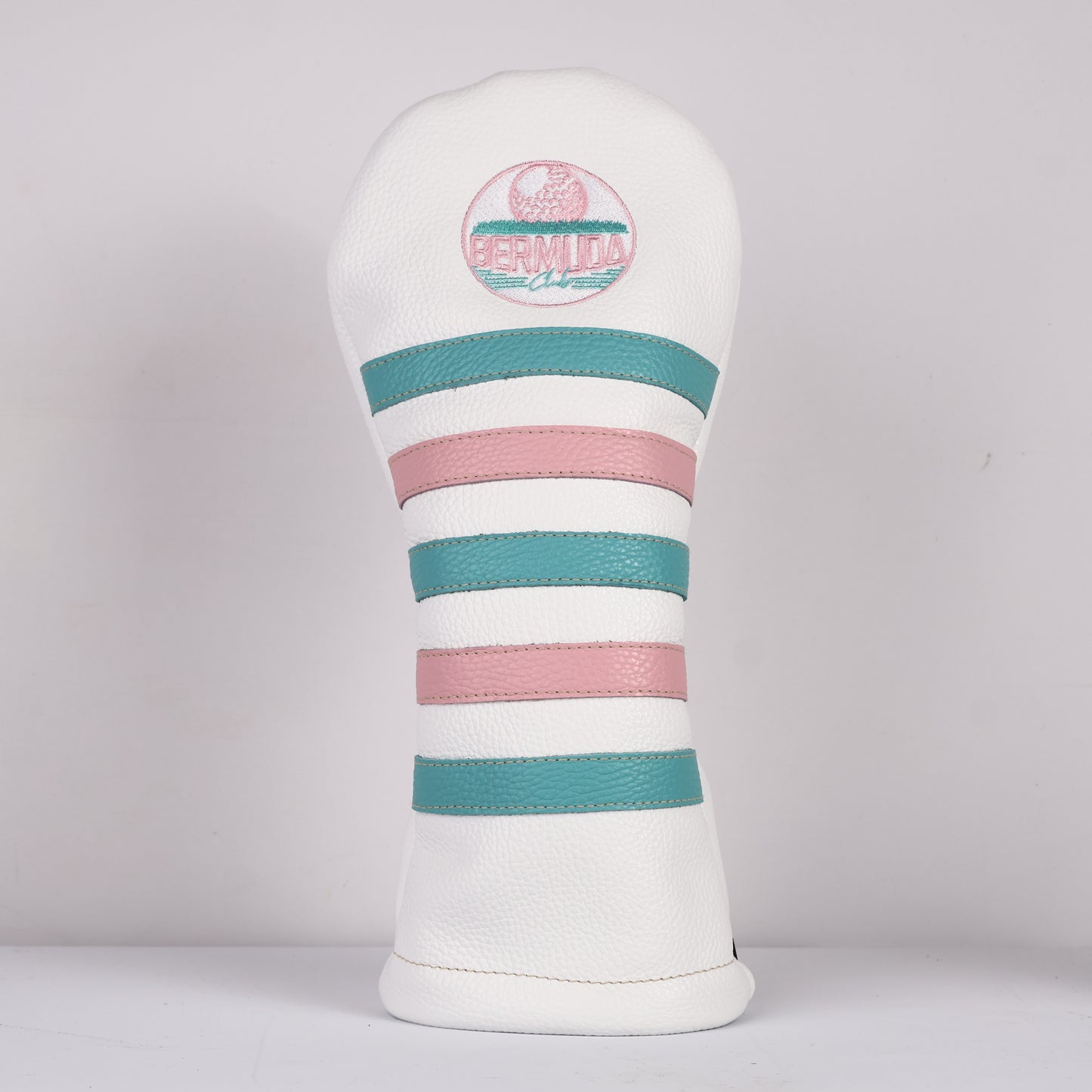 Driver Headcover: Pure White + Tiffany + Light Pink