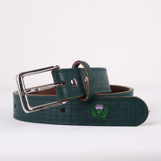 Strato 3.0 Belt: Green Sassari + Brown