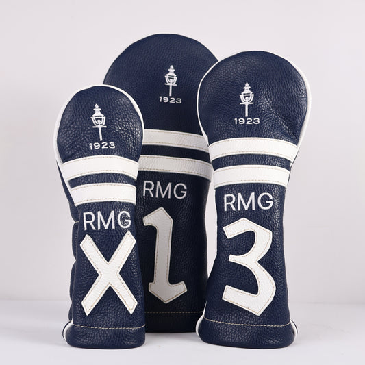 Headcover Set: Navy + Pure White