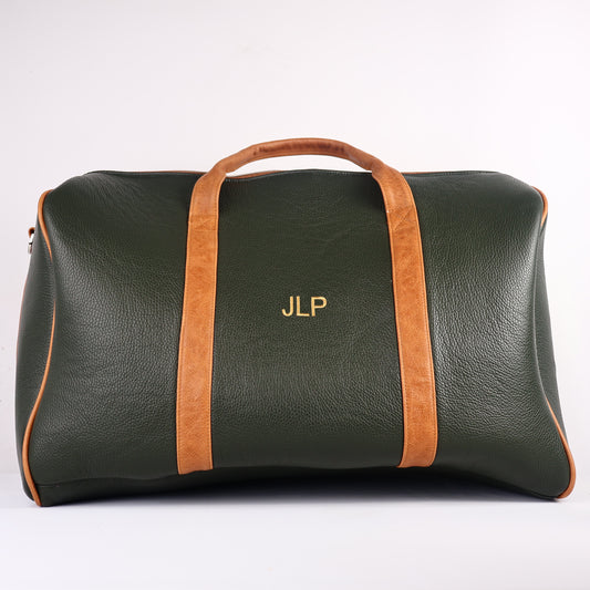 Milano Duffel Bag: Olive + Carmel