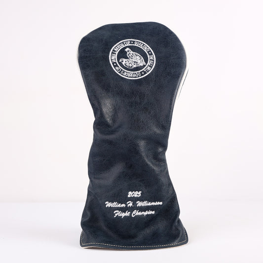 Triptych Driver Headcover: Notte + Pure White