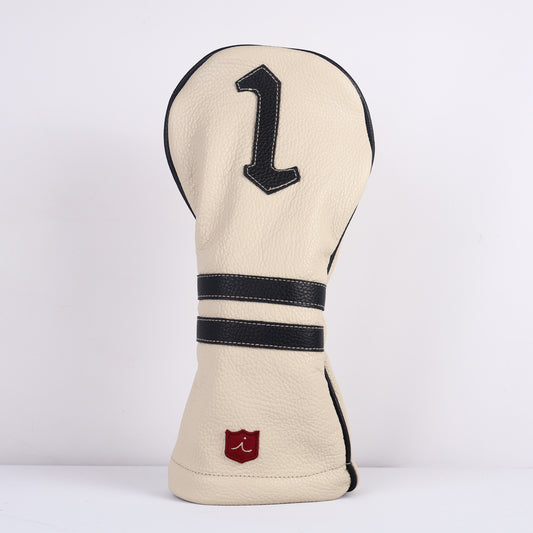 Driver Headcover: Sand + Pitch Black