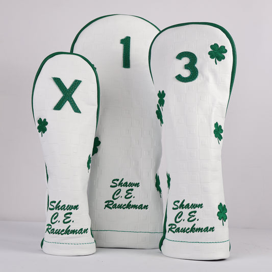 Headcover Set: The Grid + Masters Green