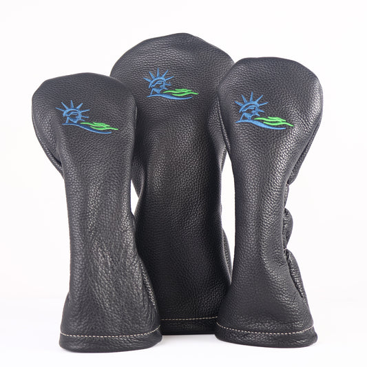 Headcover Set: Pitch Black + Pitch Black