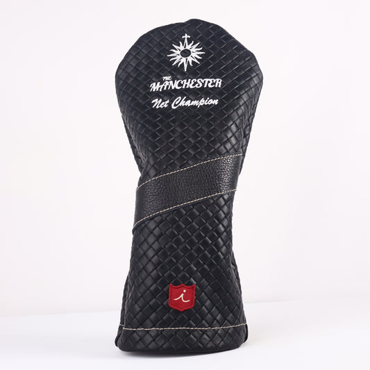 Driver Headcover: Black Sassari + Pitch Black