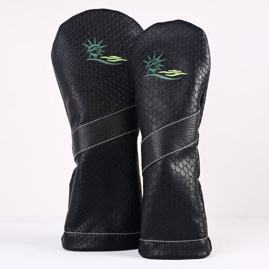 Headcover Set: Black Boa + Pitch Black
