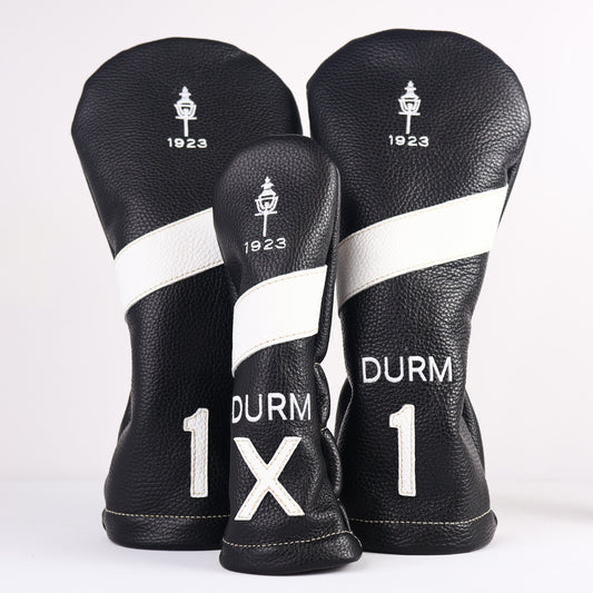 Headcover Set: Pitch Black + Pure White