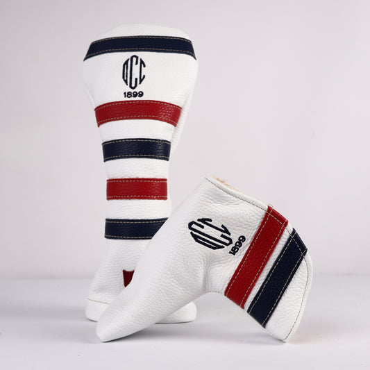 Headcover Set: Pure White + Navy + Sunday Red